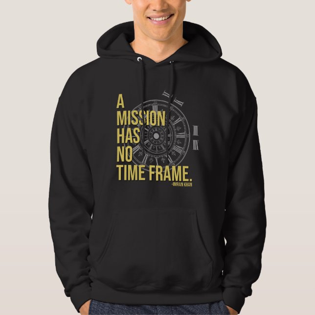 Man on a mission hoodie (Front)