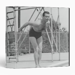 Man on Diving Board Binder