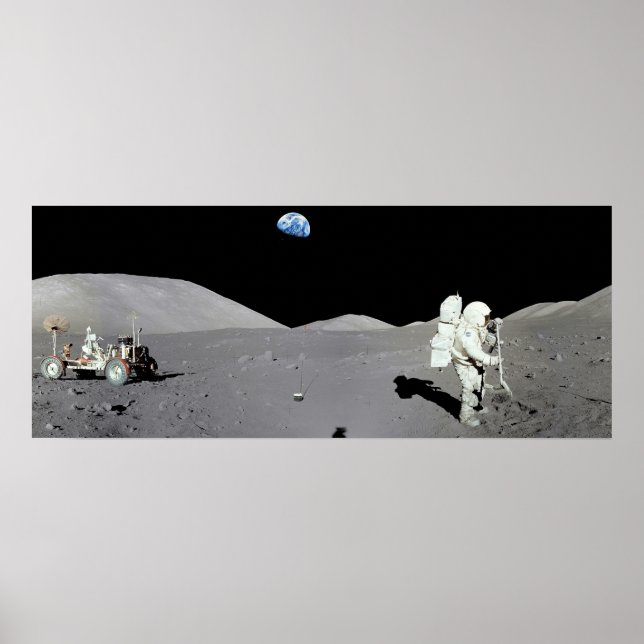 Man on the Moon Poster (Front)