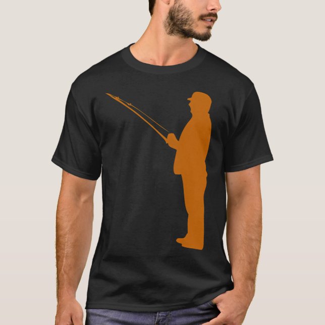 Man out Fishing T-Shirt (Front)