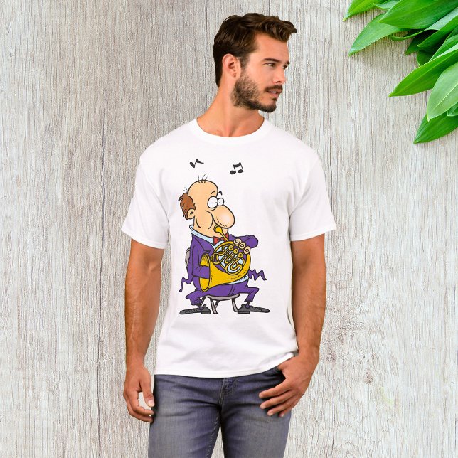 Man Playing A French Horn T-Shirt (Creator Uploaded)