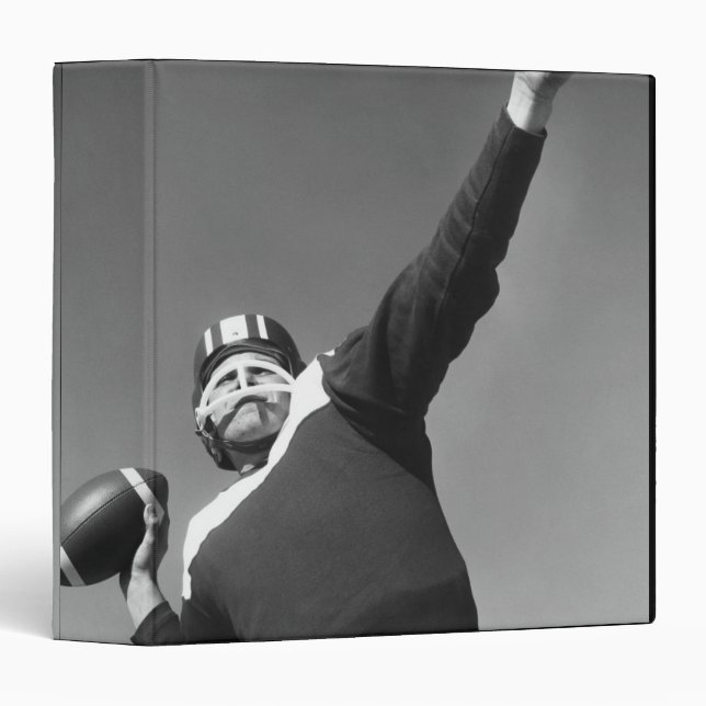 Man Playing Football 2 Binder (Front/Spine)