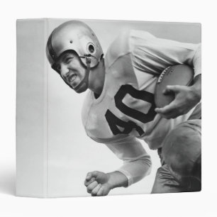 Man Playing Football 3 Binder