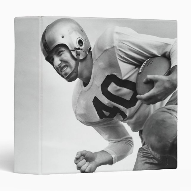 Man Playing Football 3 Binder (Front/Spine)