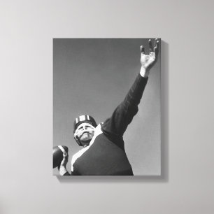 Man Playing Football 3 Canvas Print