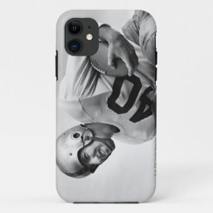 Man Playing Football 3 iPhone 11 Case