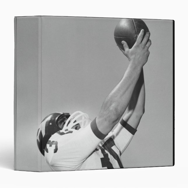 Man Playing Football Binder (Front/Spine)