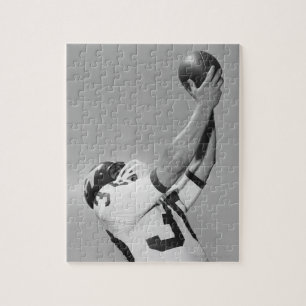 Man Playing Football Jigsaw Puzzle