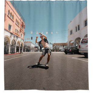 Man playing skateboard