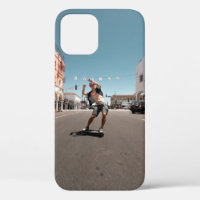 Man playing skateboard