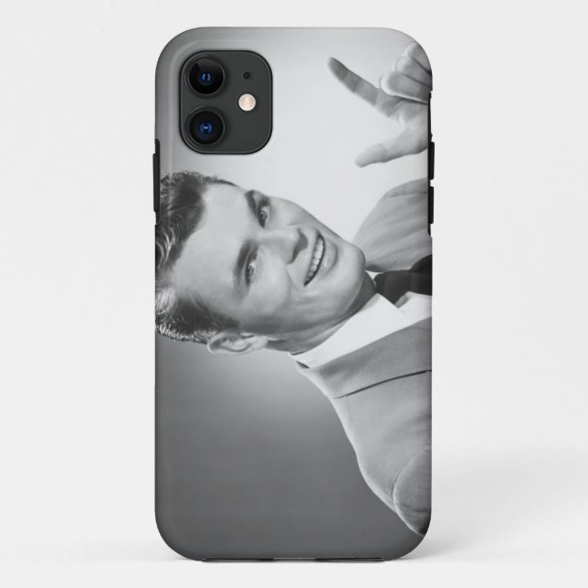 Man Pointing 2 Case-Mate iPhone Case (Back)