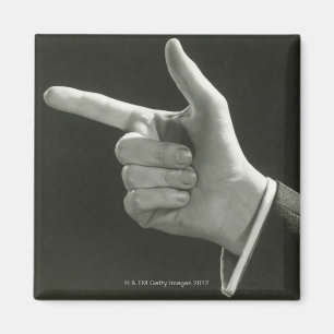 Man Pointing Magnet