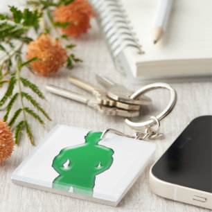 Man Posing Key Chain