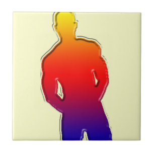 Man Posing Tile