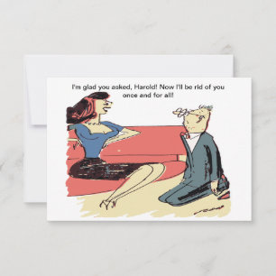 Man Proposes to a Woman, Hilarious Save The Date