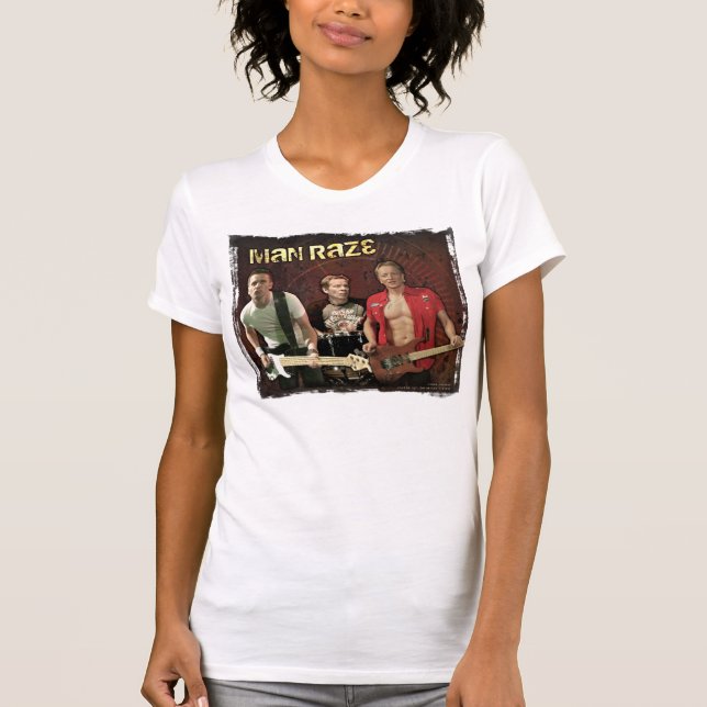 Man Raze Pic Tee white (Front)