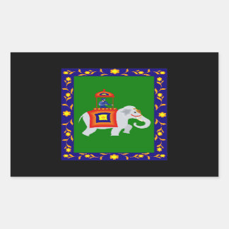 Man riding Elephant Sticker