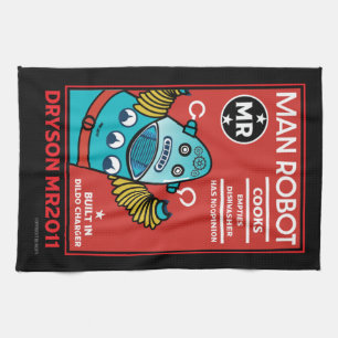 Man Robot The Perfect Man       Kitchen Towel