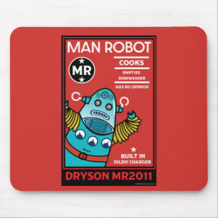 Man Robot The Perfect Man    Mouse Pad