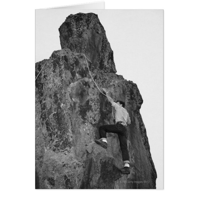 Man Rock Climbing (Front)