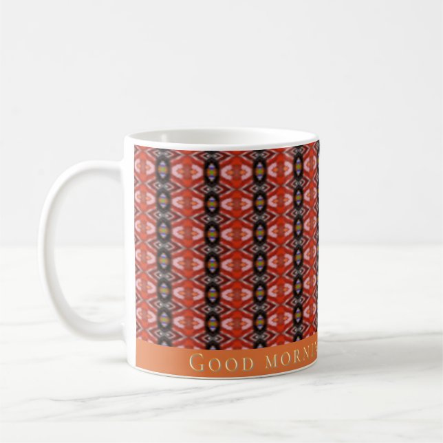 Man’s Favourite Cup, Ready to Go, Male Plaid Coffee Mug (Left)