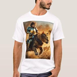 MAN SIT RUN WITH ANIMAL T-Shirt