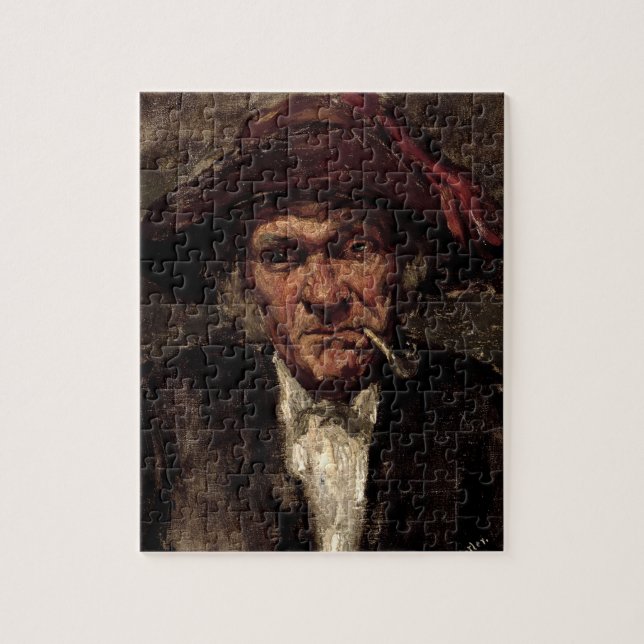 Man smoking a pipe, c.1859 jigsaw puzzle (Vertical)