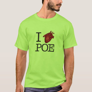 Man T-Shirt « Poe Heart "