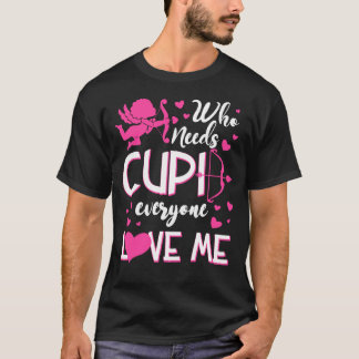 Man T-shirt With Valentine Fun Sentence.