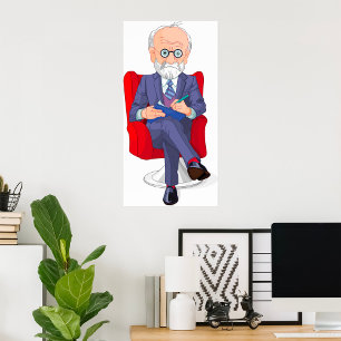 Man Taking Notes Poster