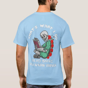 Man & Teacher That's What I Do I Read Book T-Shirt