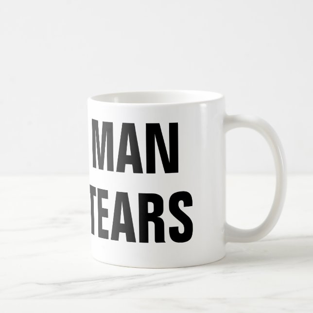Man Tears Coffee Mug (Right)