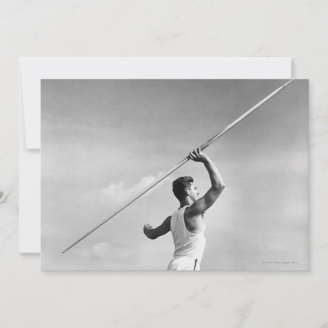 Man Throwing Javelin (Front)