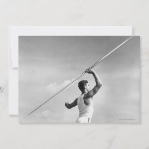 Man Throwing Javelin