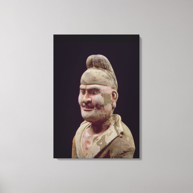 Man Travelling Along the Silk Route,detail of the Canvas Print (Front)