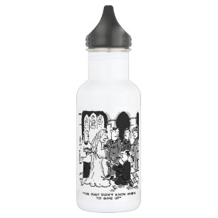 Man Tries to propose to Bride at a Wedding - Funny 532 Ml Water Bottle