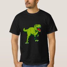 Man tyrannosaurus rex stylized t-shirt