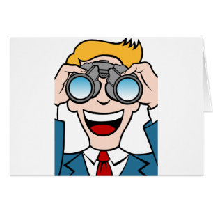 Man Using Binoculars