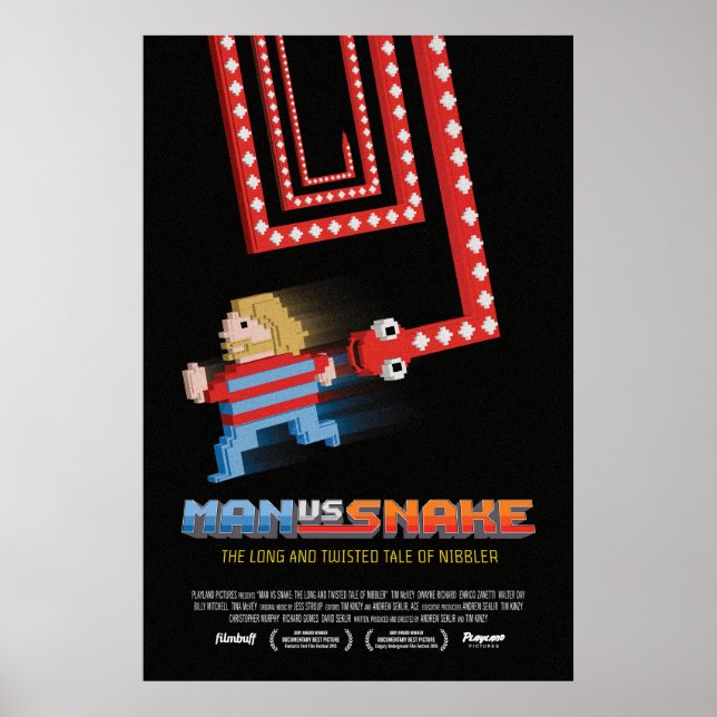 MAN VS SNAKE Official Theatrical Poster (Front)