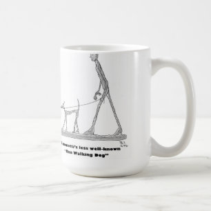 Man Walking Dog Coffee Mug