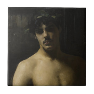 Man Wearing Laurels Tile