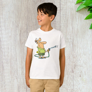 Man With A Garden Hose T-Shirt