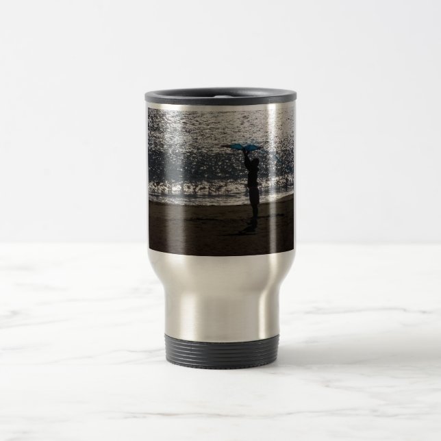 Man with a kite travel mug (Center)