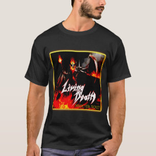 Man With Flame of Heavy Metal Band T-Shirt