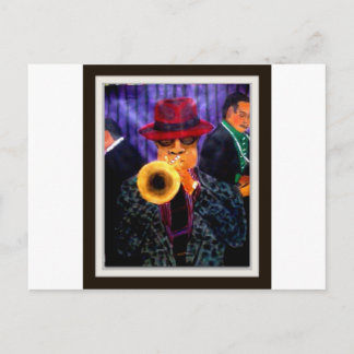 Man With The Golden Horn Postcard