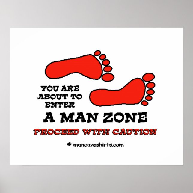 Man Zone Poster (Front)