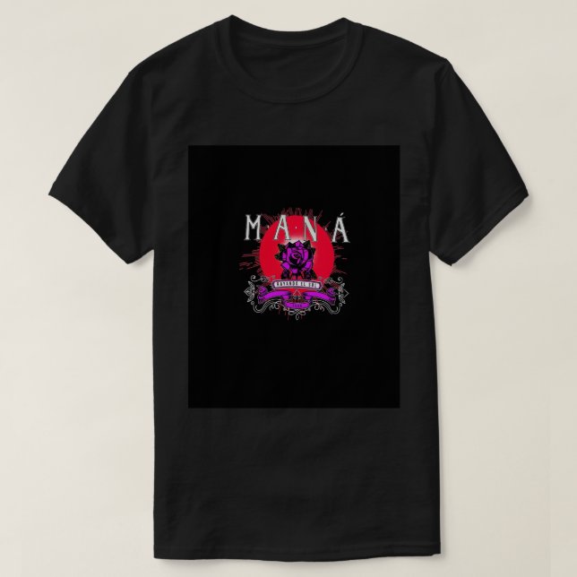 Maná band Graphic T-Shirt (Design Front)