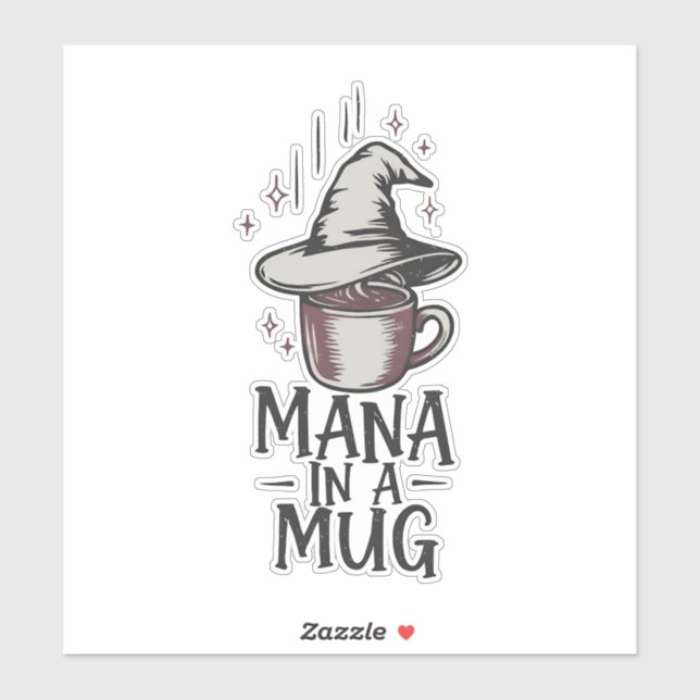 Mana In A Mug – Wizard Hat Coffee  (Sheet)