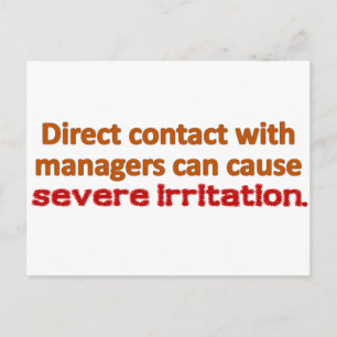 Management Contact Postcard