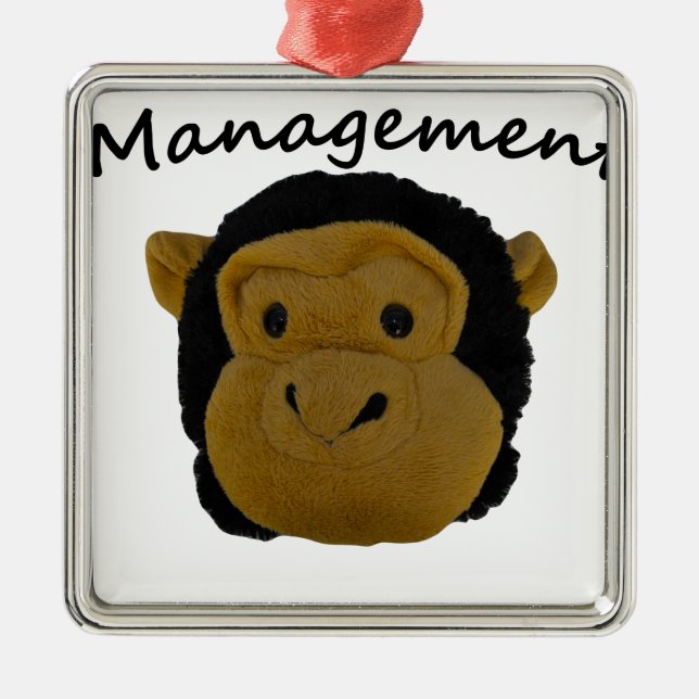 Management Metal Ornament (Front)